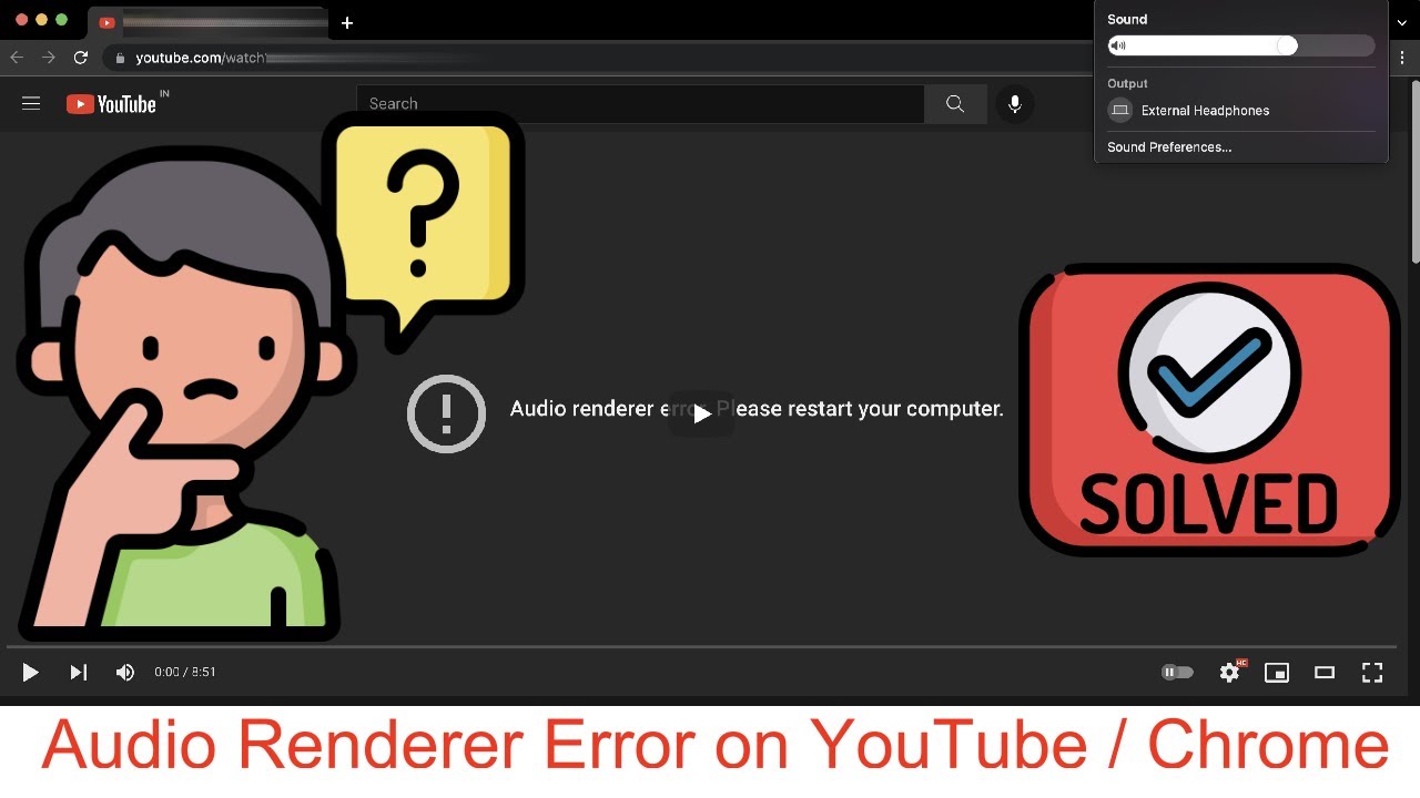Audio Renderer Error Windows 7, 10, 11