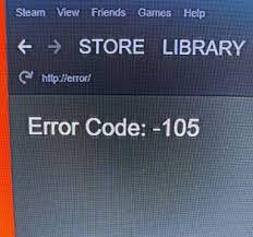 Fix Error code 105 on Steam